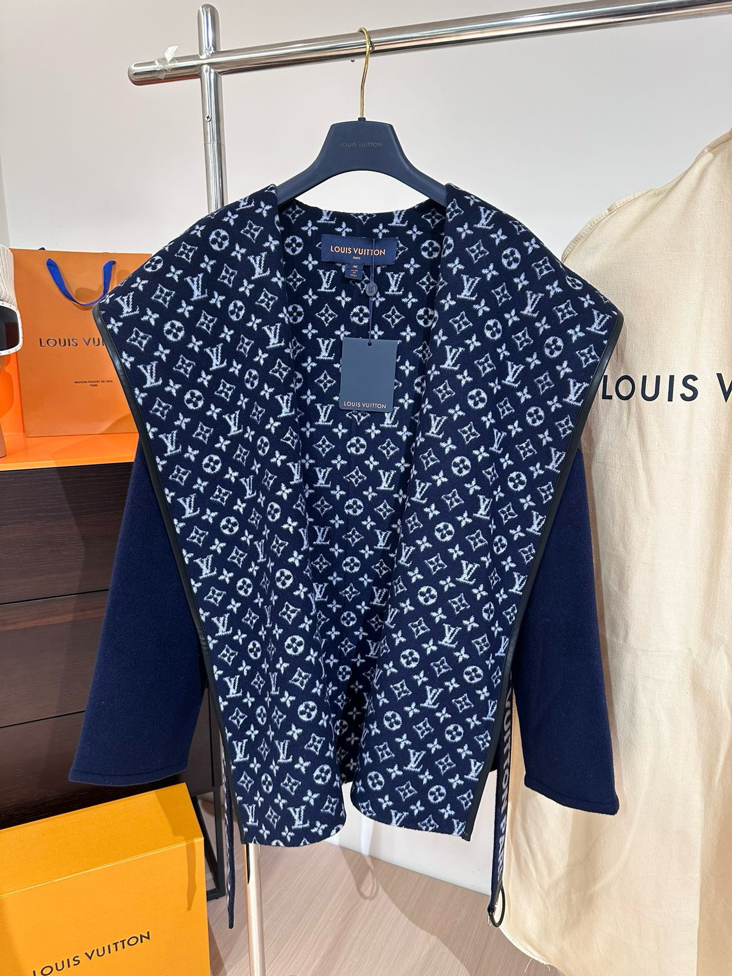 Lou*is Vuitt*on Wool Trench Coat