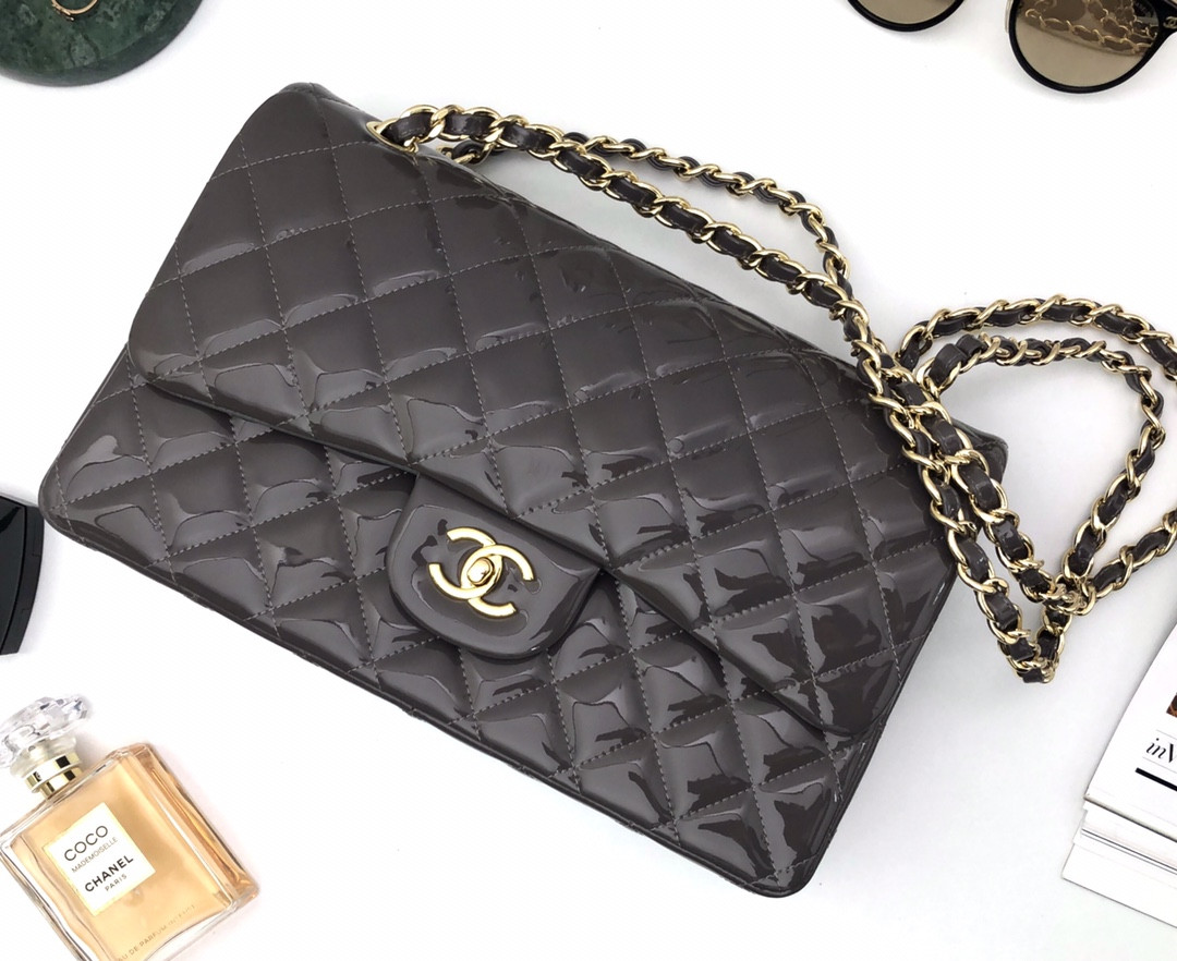 Ch@nel Flap Bag-Gold Hardware-30CM