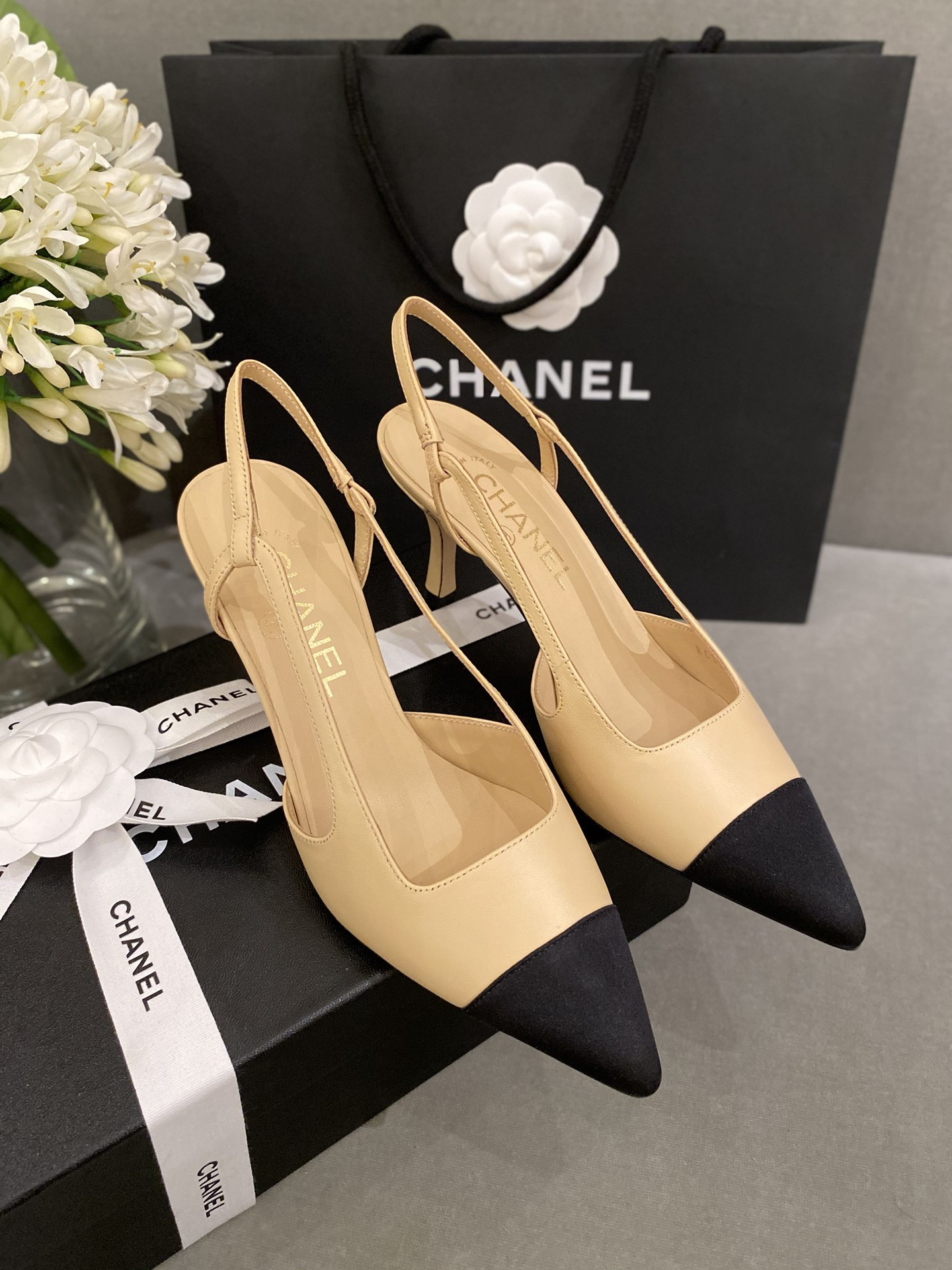 Ch@nel 2021ss Slingbacks