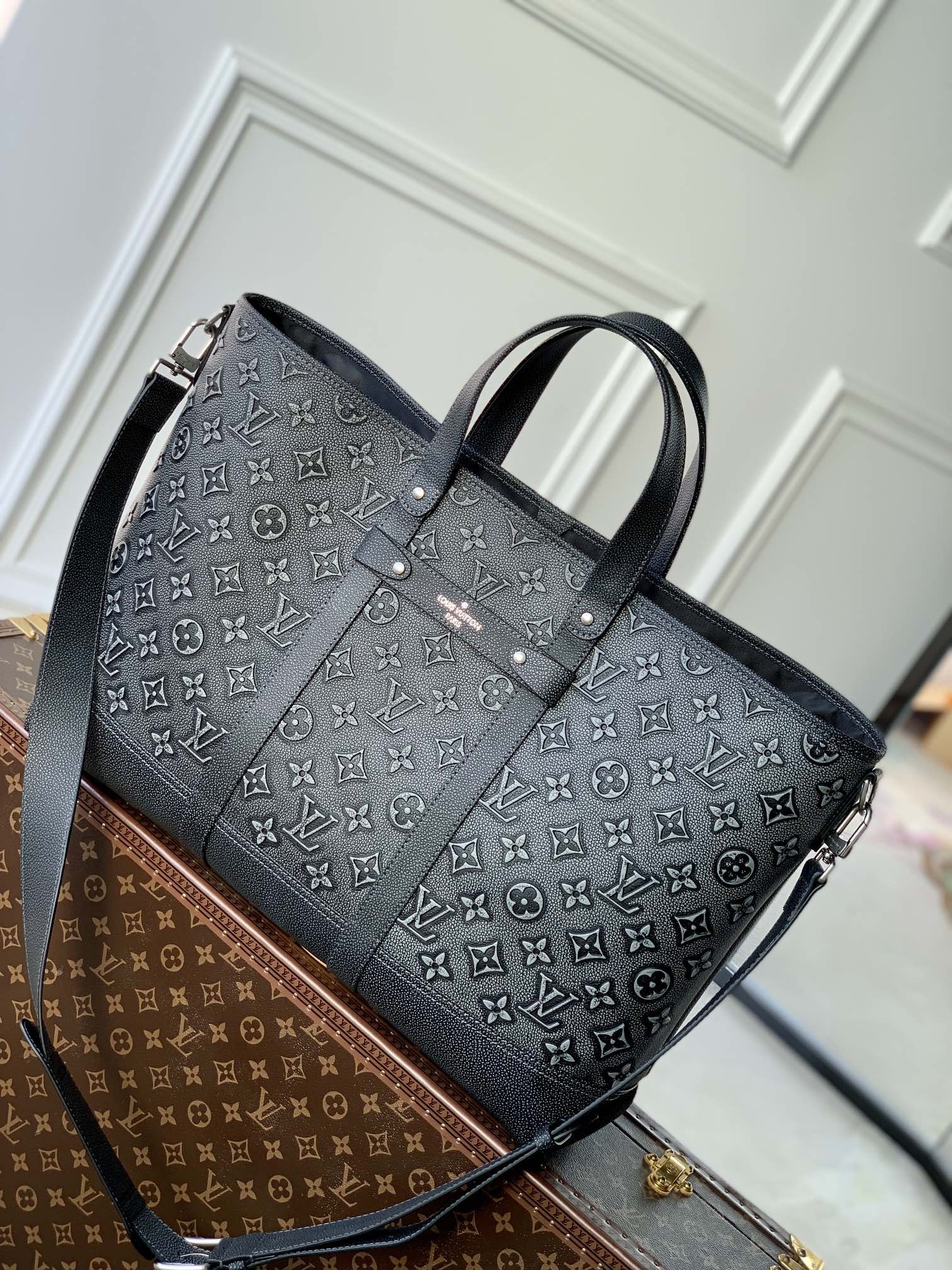 l0*is V*t0n roll top handbags m21371-60*37*15.5cm