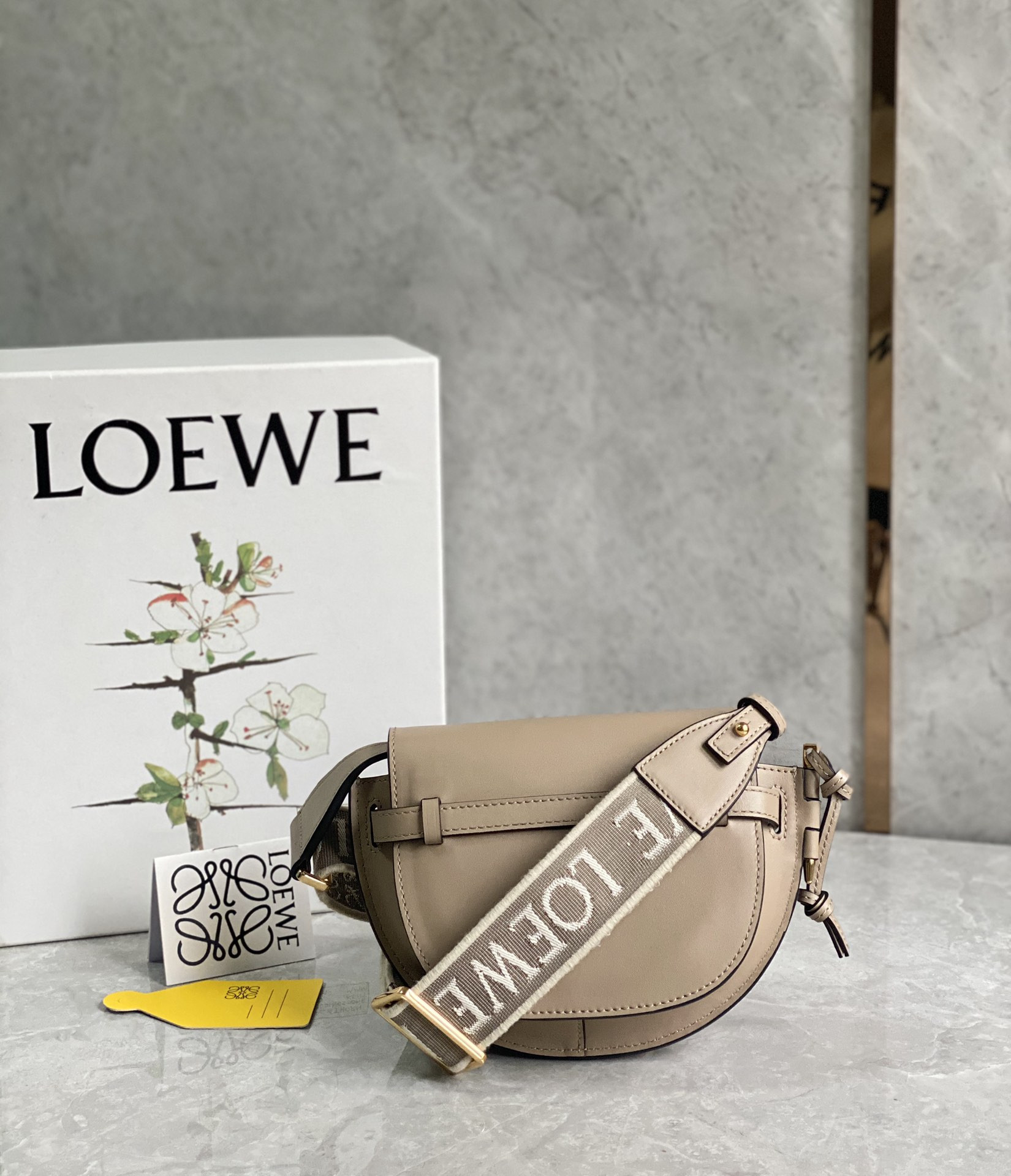 L0ew* mini gate dual bag-21*12.5*9cm