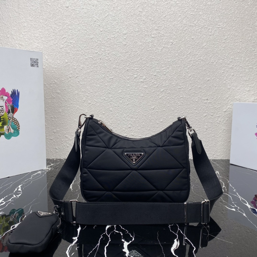 Pra*a 1bc151 re_nylon bag -24*17*7cm