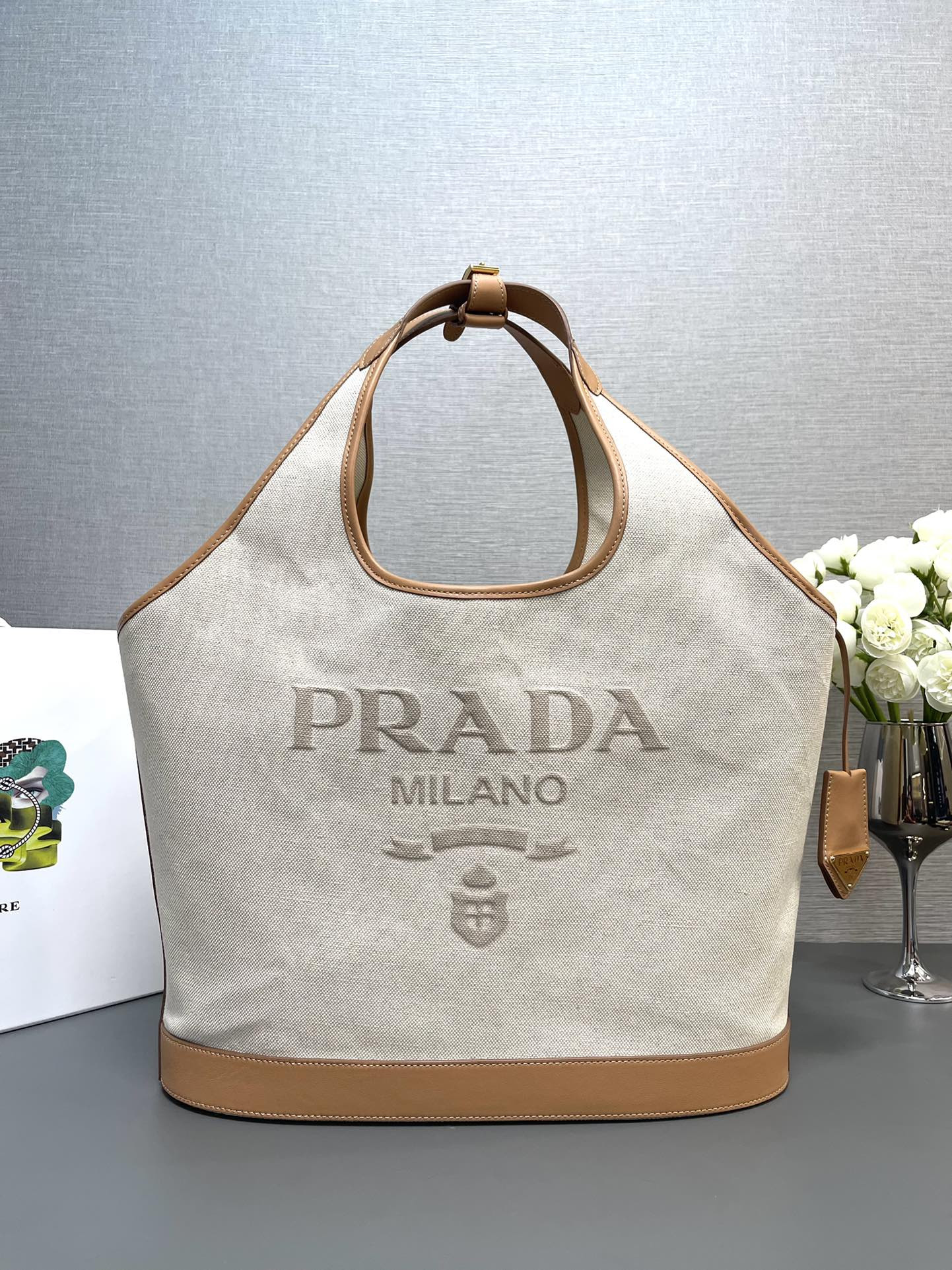 Pra*a 1bg472 tote bag-37.5Ｘ30Ｘ13cm