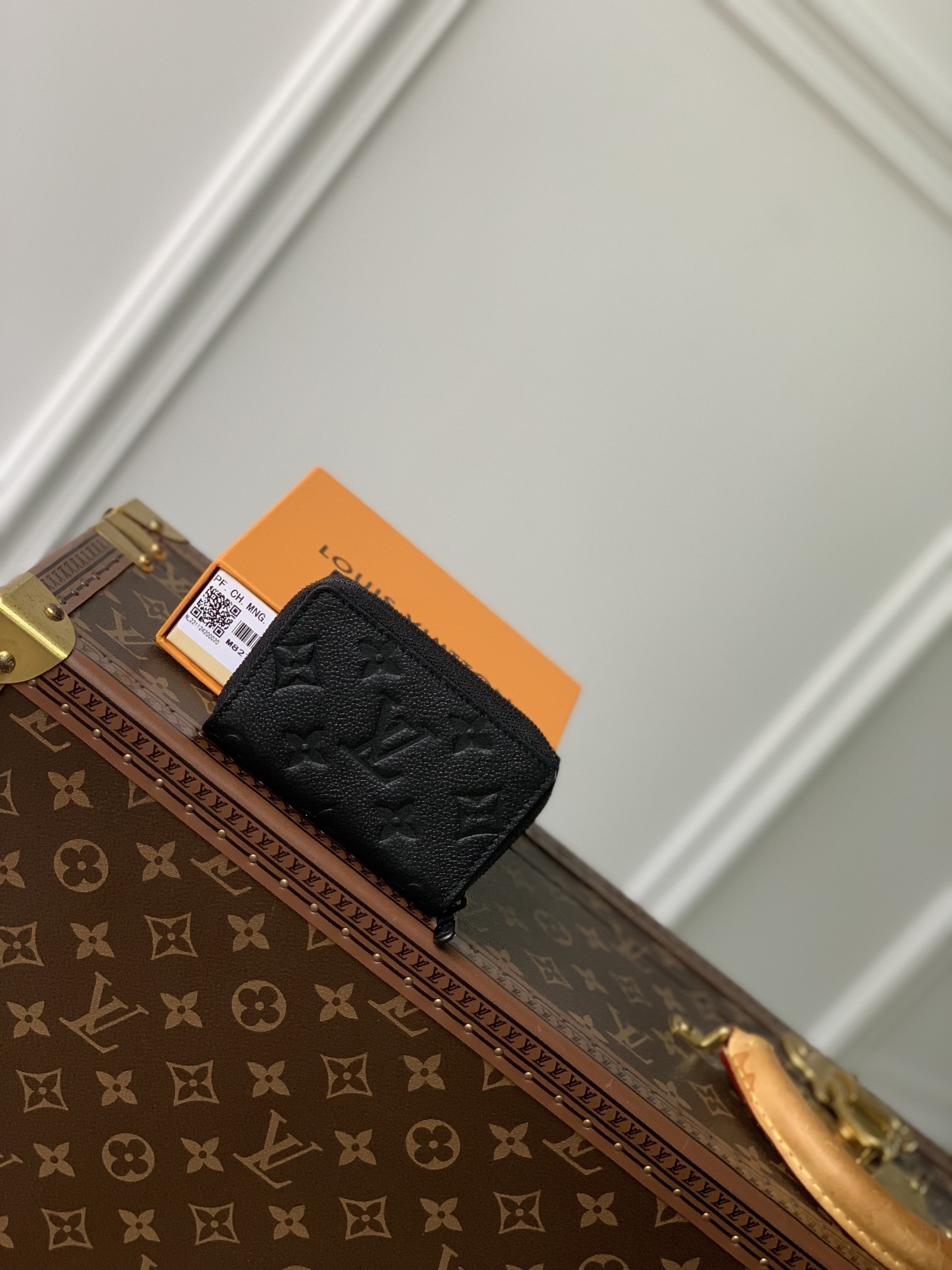 l0*is V*t0n zipped organizer wallet m82771-10.5 x 7 x 3cm