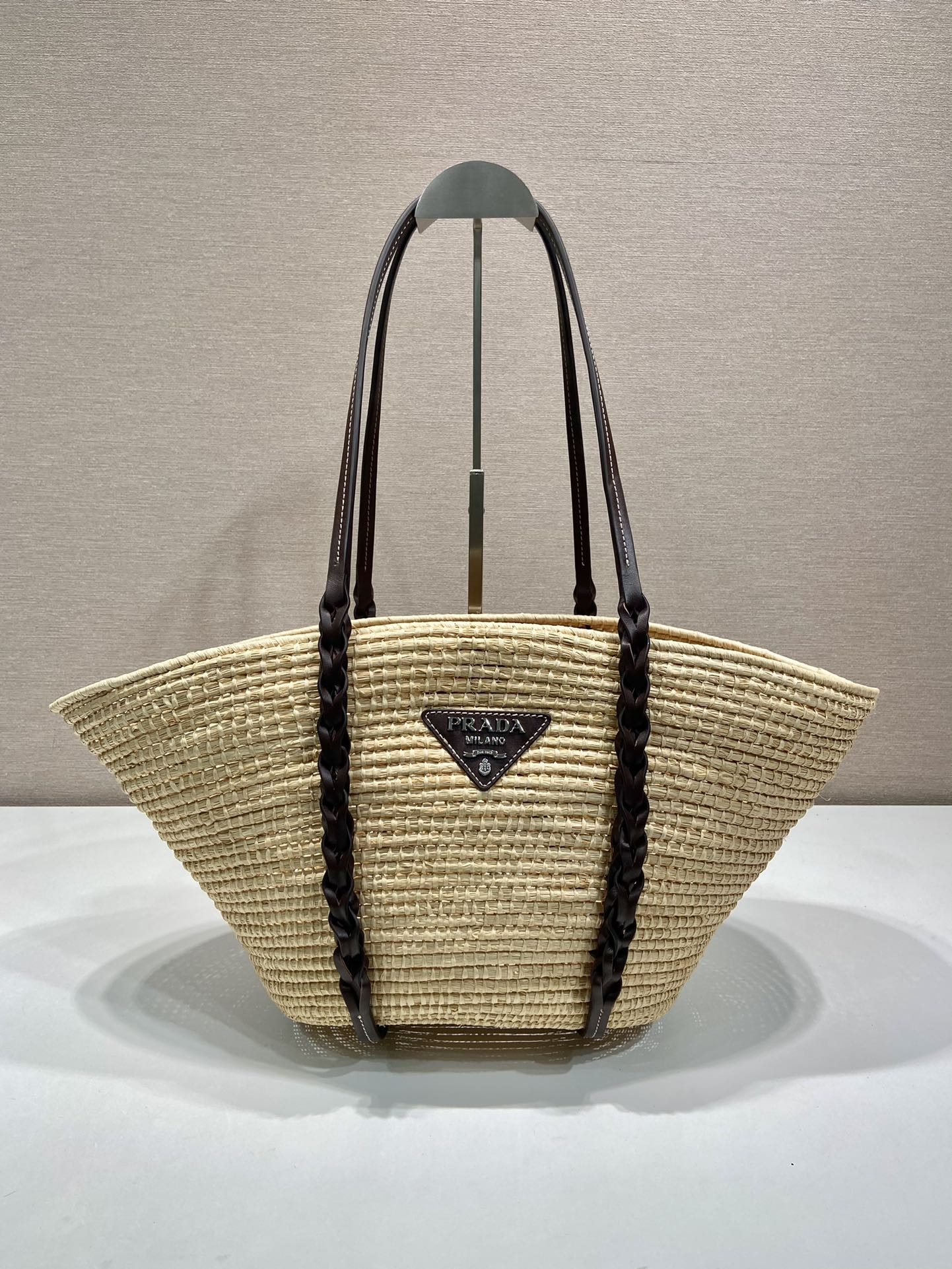 Pra*a 1bg312 basket bag-24*24*17cm