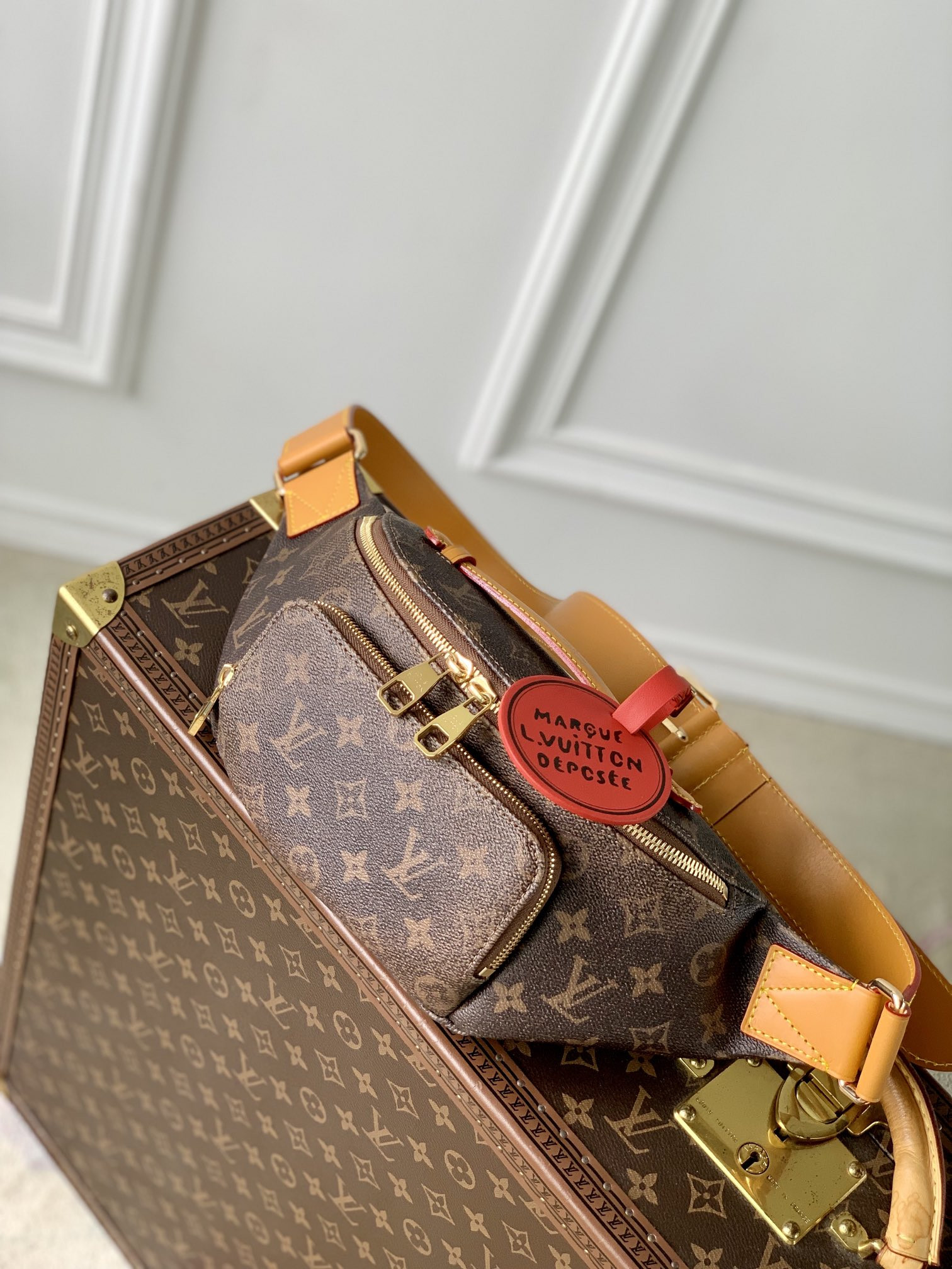 l0*is V*t0n rush bum bag-m11563-30*15*8cm