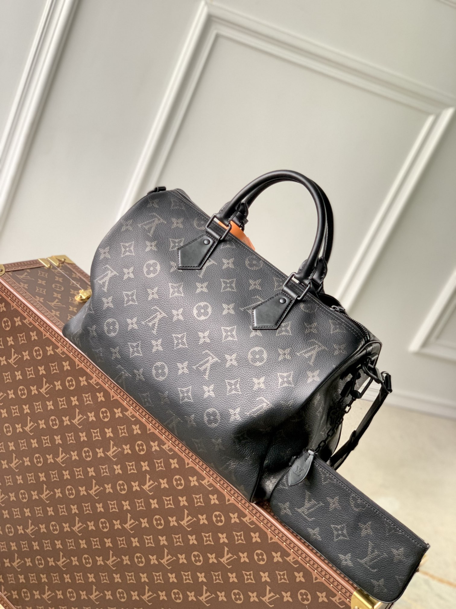 l0*is V*t0n speedy p9 bandoulière 40 monogram leather -40 x 26 x 23cm