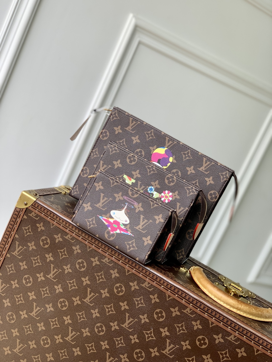 l0vis Vvtt0n trio poche toilette bag-m11254-25 x 20 x 5.5cm
