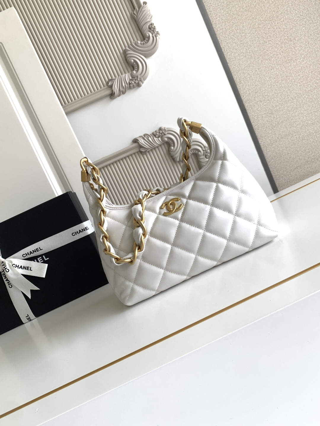 Ch@nel 2025SS Hobo Bag-30x35x9CM