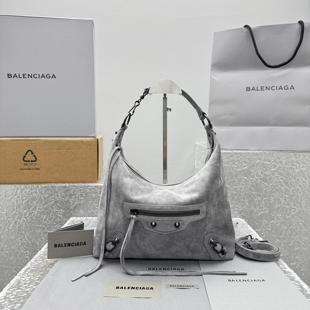 Ba1en*iaga Le City Hobo Bag-28*10*27&37*11*35CM