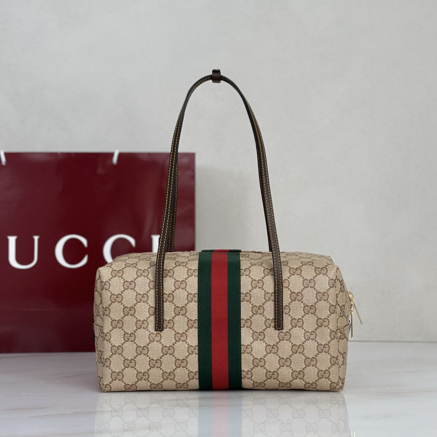 Guc*ci Melrose Medium Boston Bag-29*14*15CM