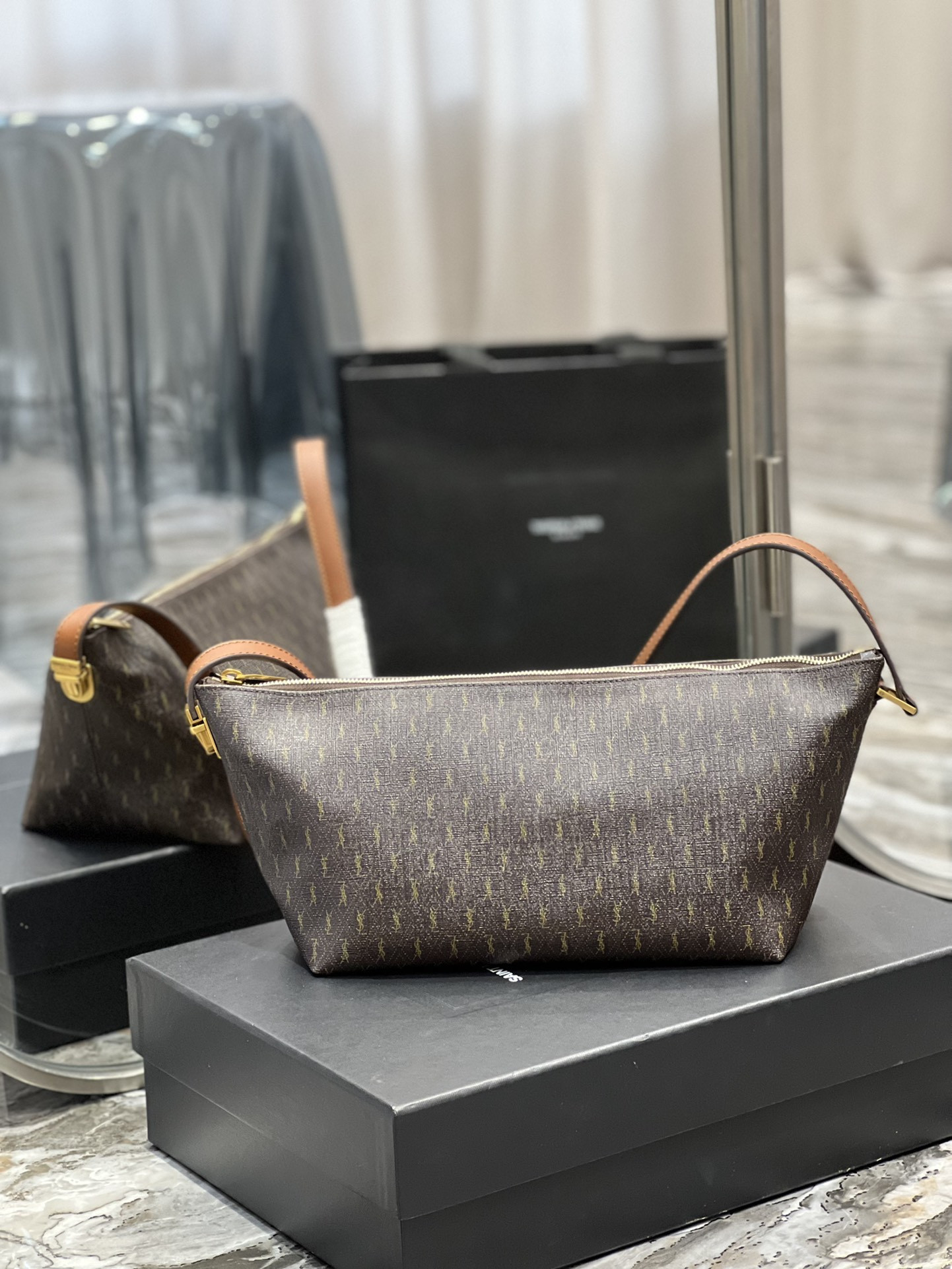 YS L Monogranne Bag-36x14.5x15.5CM