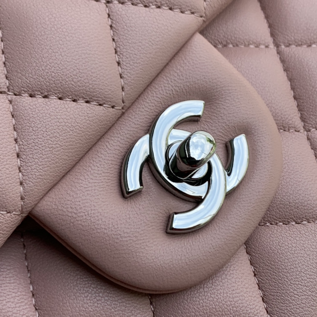 Ch@nel Flap Bag-Lambskin-25CM