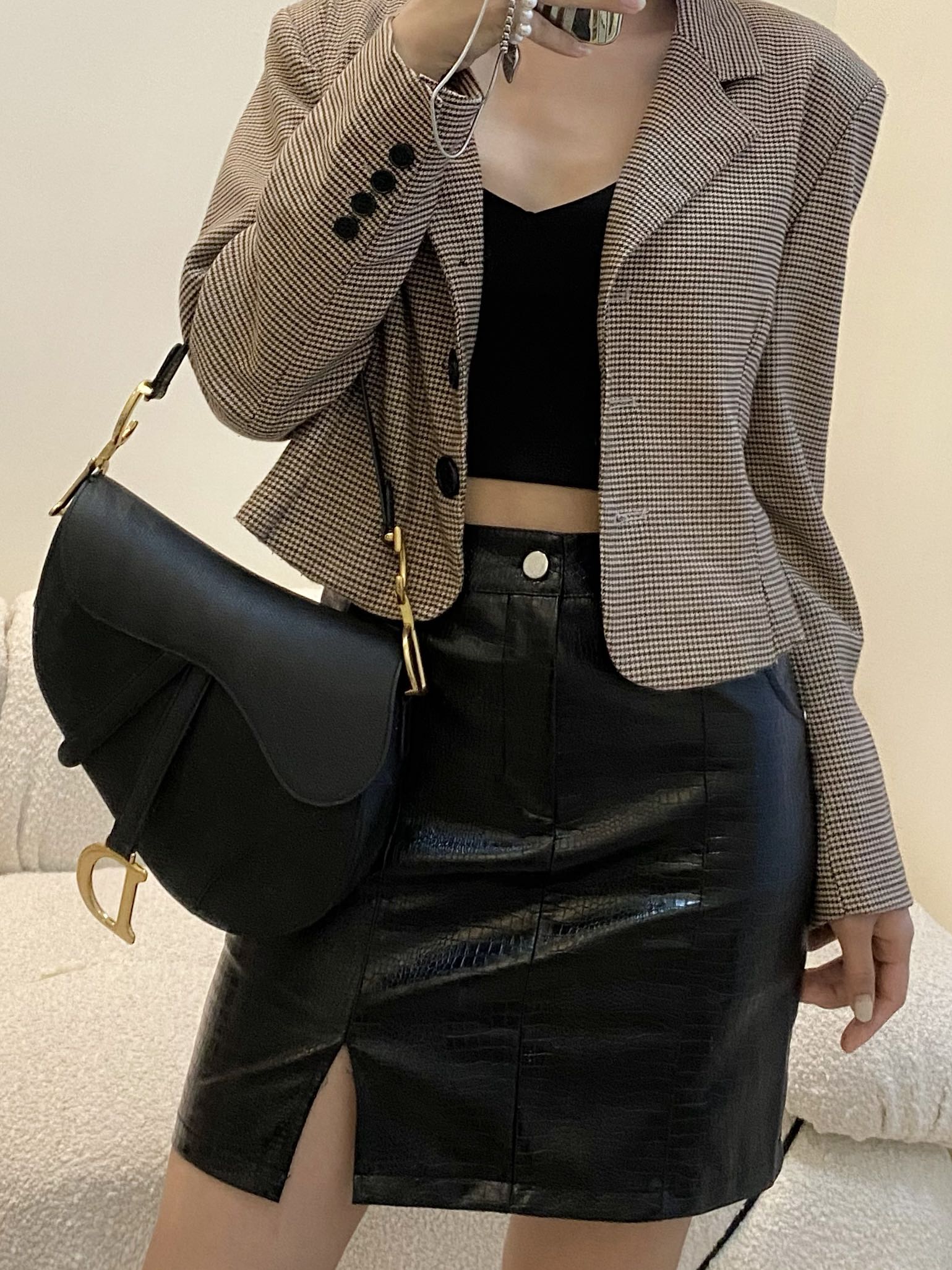 D*or saddle bag-25.5×6.5×20cm
