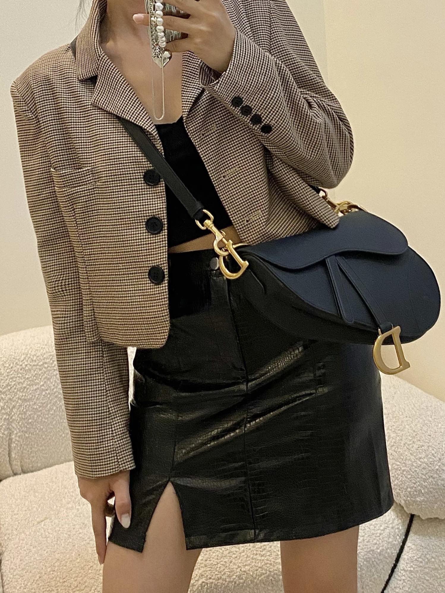 D*or saddle bag-25.5×6.5×20cm