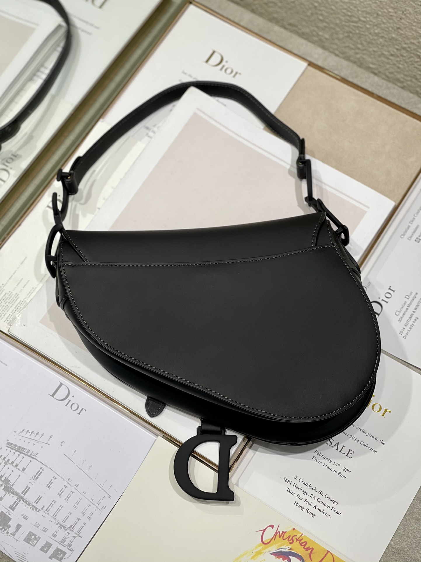D*or saddle bag-25.5 x 20 x 6.5cm
