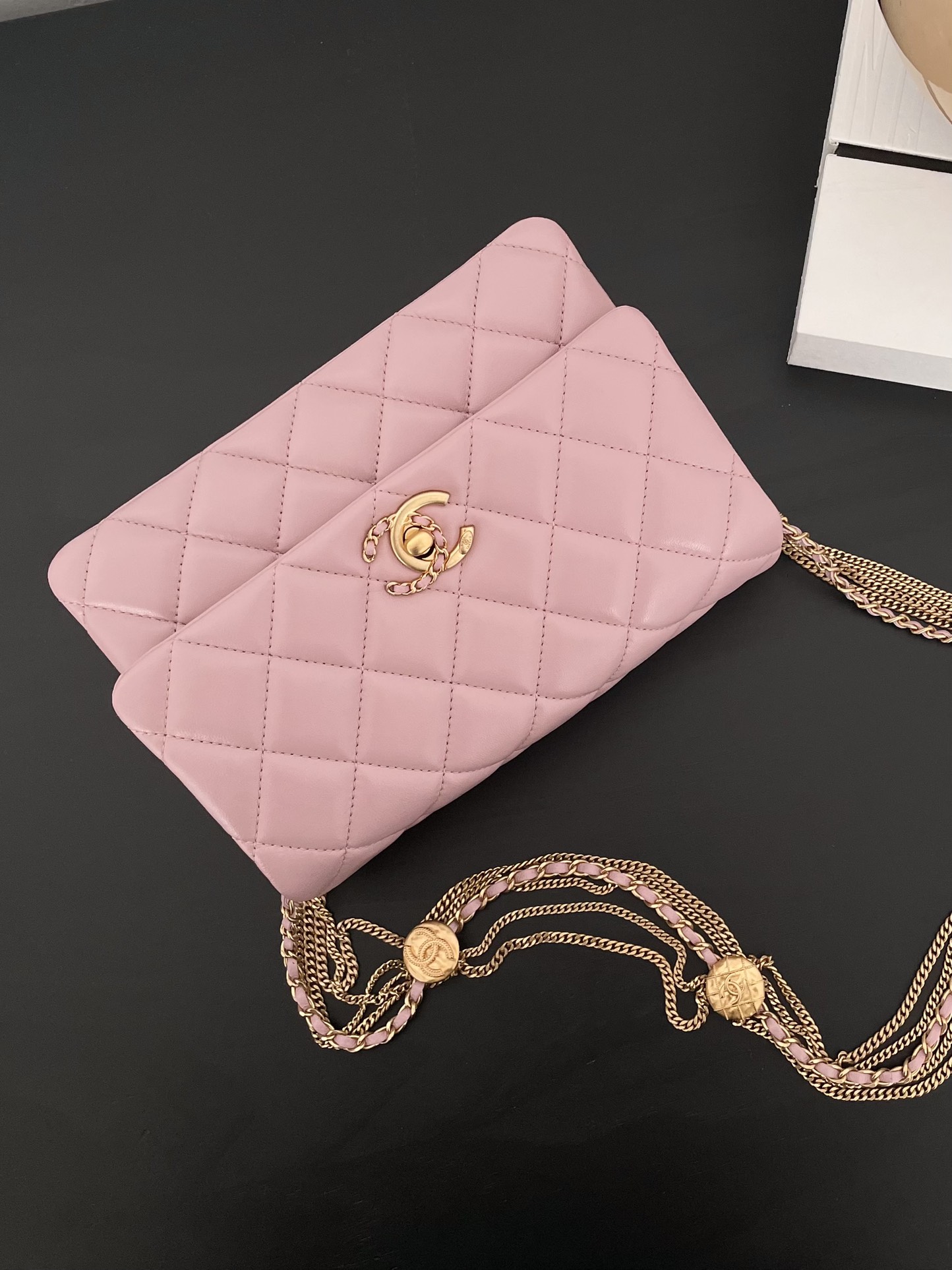 Ch@nel Flap Bag-21.5*14*10CM