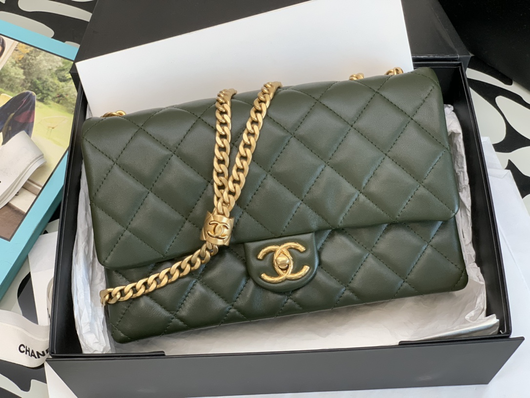 Ch@nel Flap Bag-24.5*15.5*6.5CM