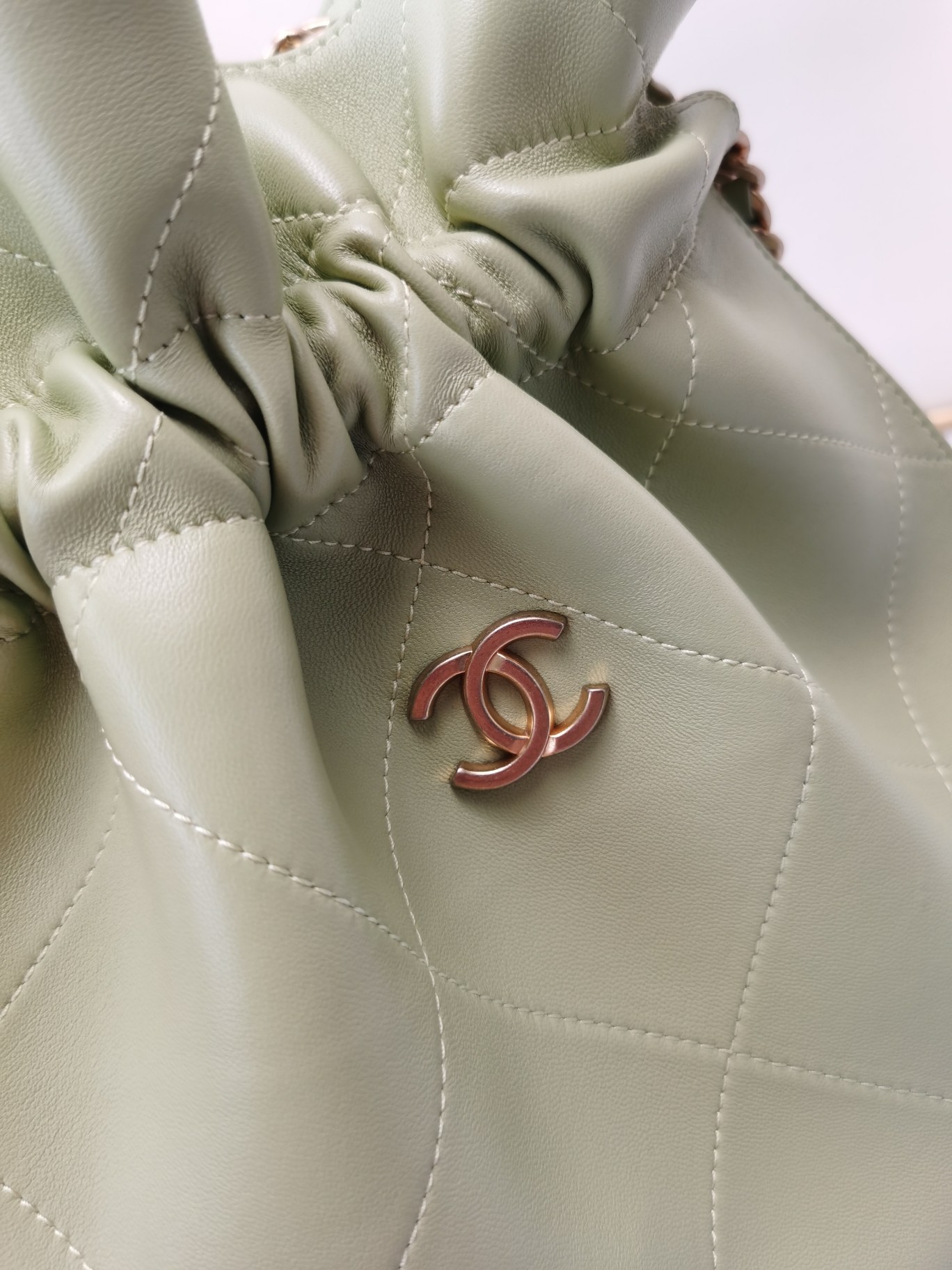 Ch@nel Drawstring Bag