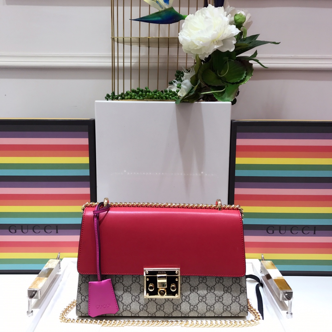 G*u*i padlock bag-30*19*10cm