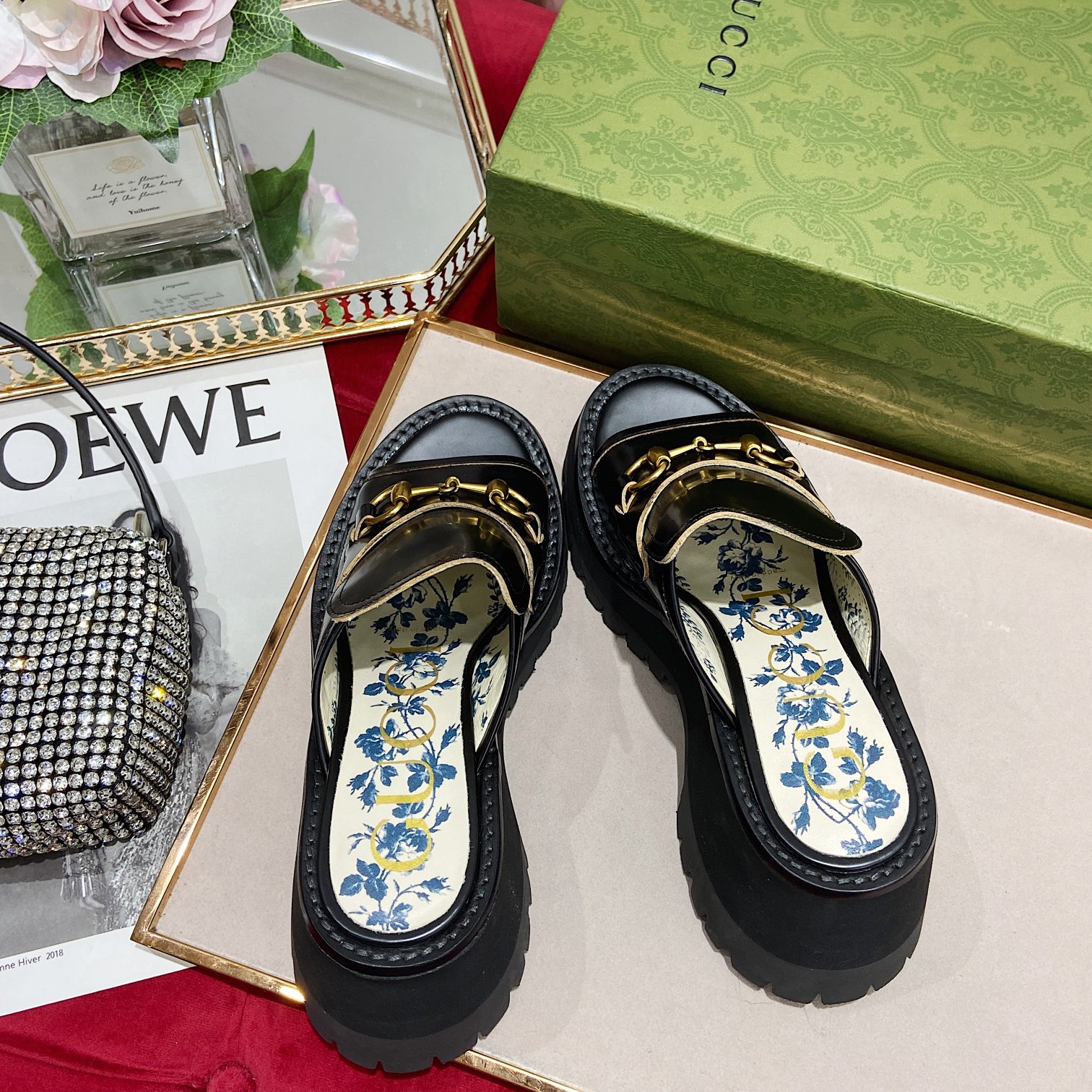 G*u*i sandals-6cm