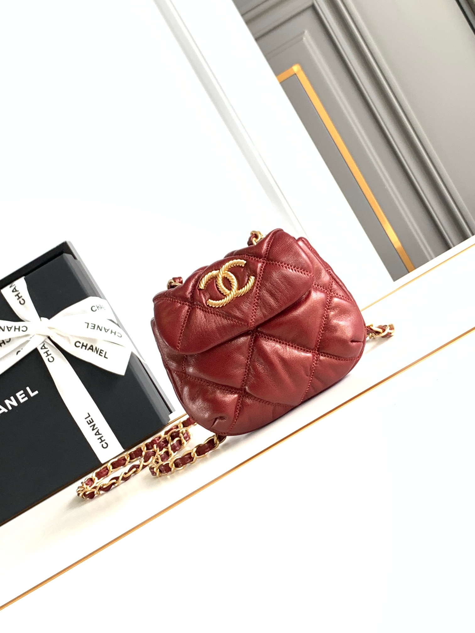 Ch@nel Saddle Bag-15.5/14/3CM