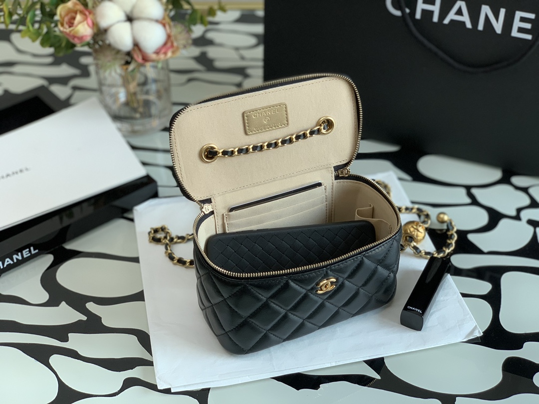Ch@nel Cosmetic Bag-16.5×10×8CM