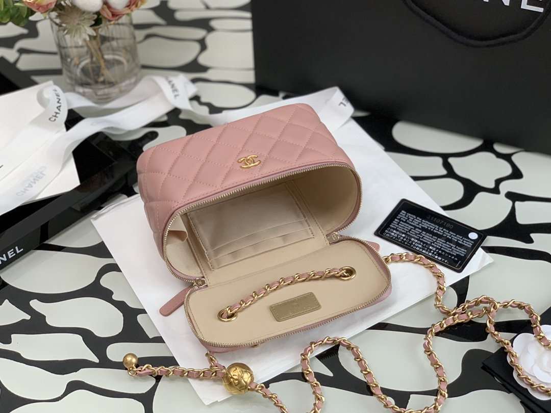 Ch@nel Cosmetic Bag-16.5×10×8CM