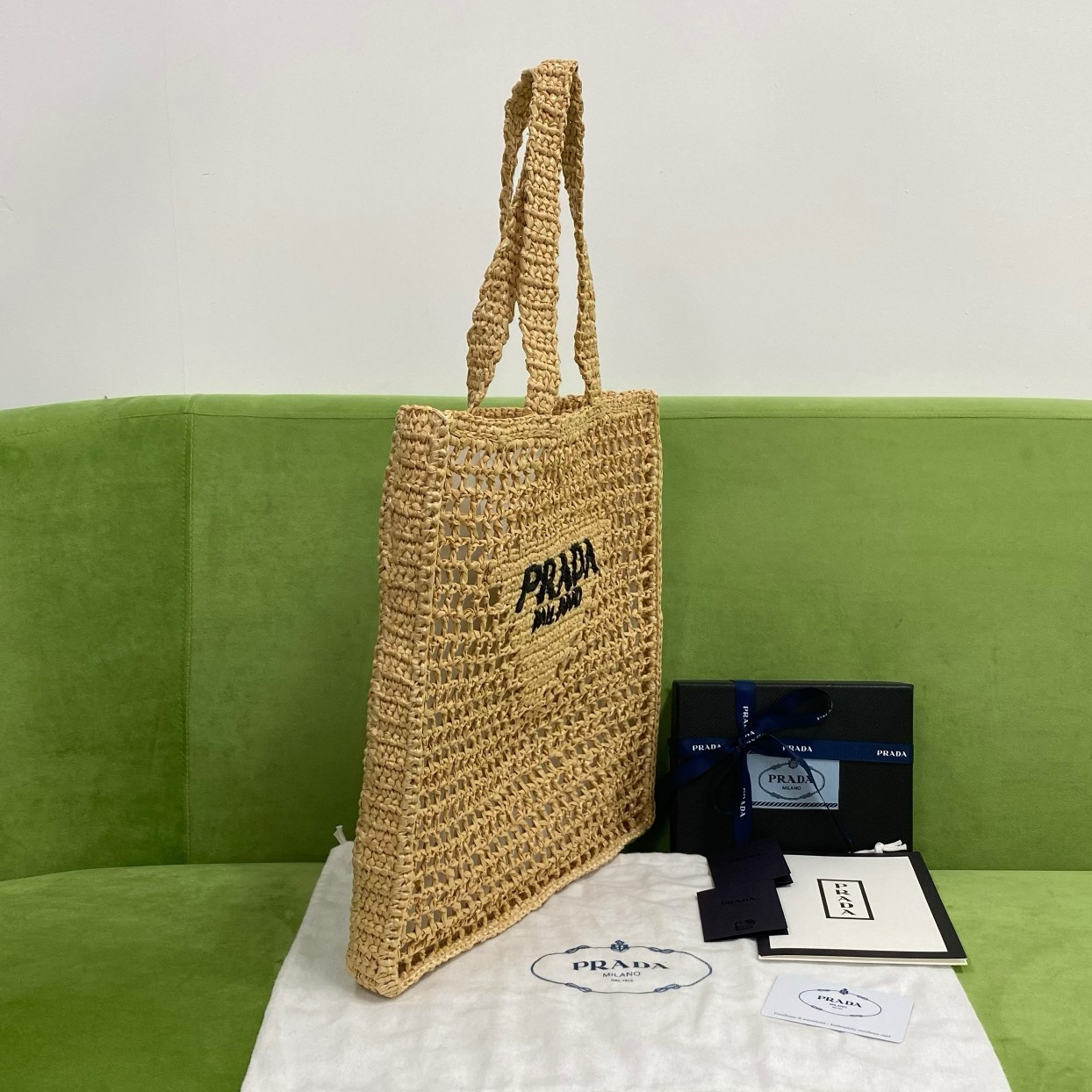 Pra*a 1bg393 tote-36x3x38cm
