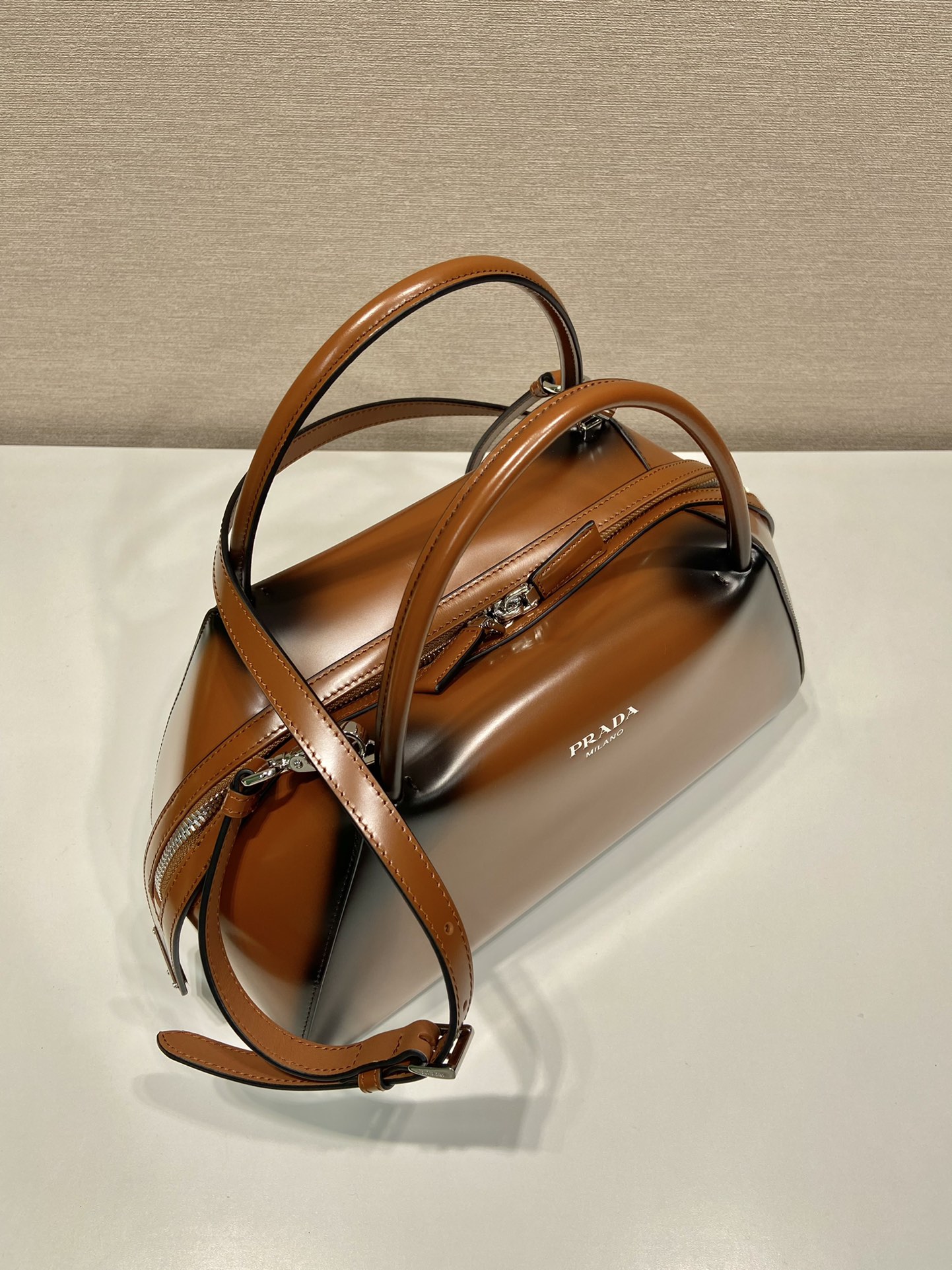 Pra*a 1ba365 bowling bag-31*16*13.5cm