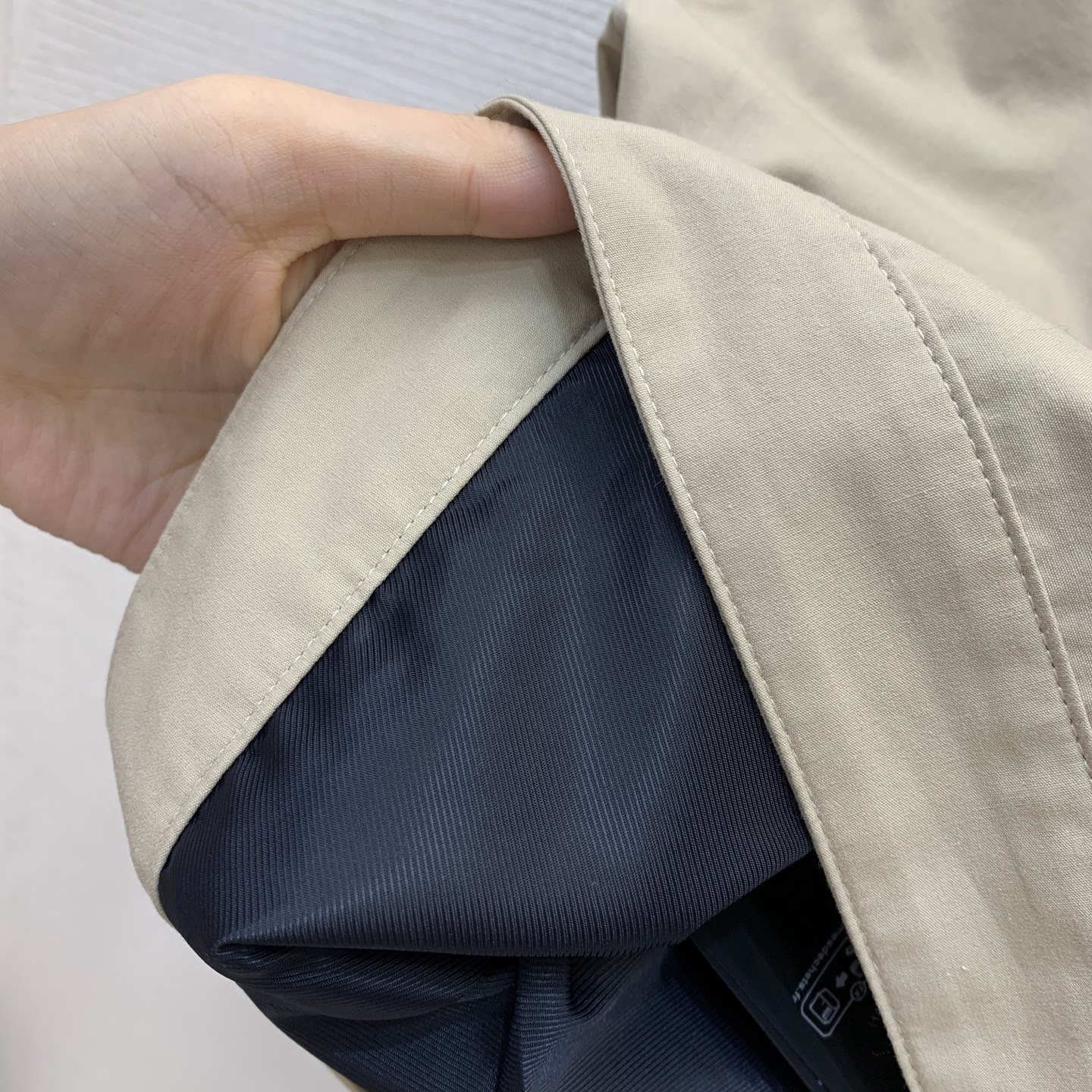 Sa1nt Lau*nt Jacket In Cotton In Beige