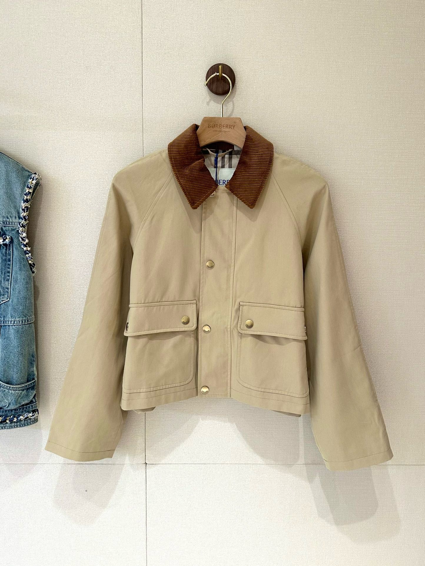 Bur*berry Cotton Barn Jacket