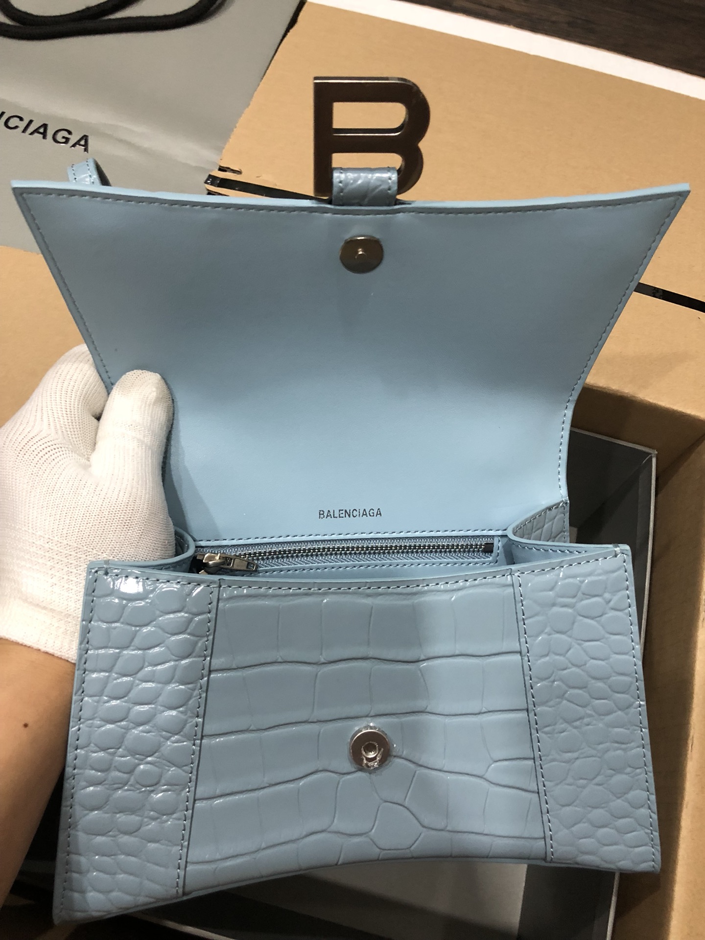 Ba*len*cia*ga hourglass bag-23x10x24cm