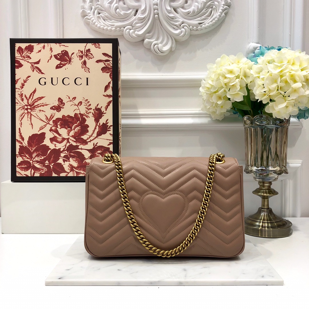 G*u*i gg marmont chain bag-31*19*7cm