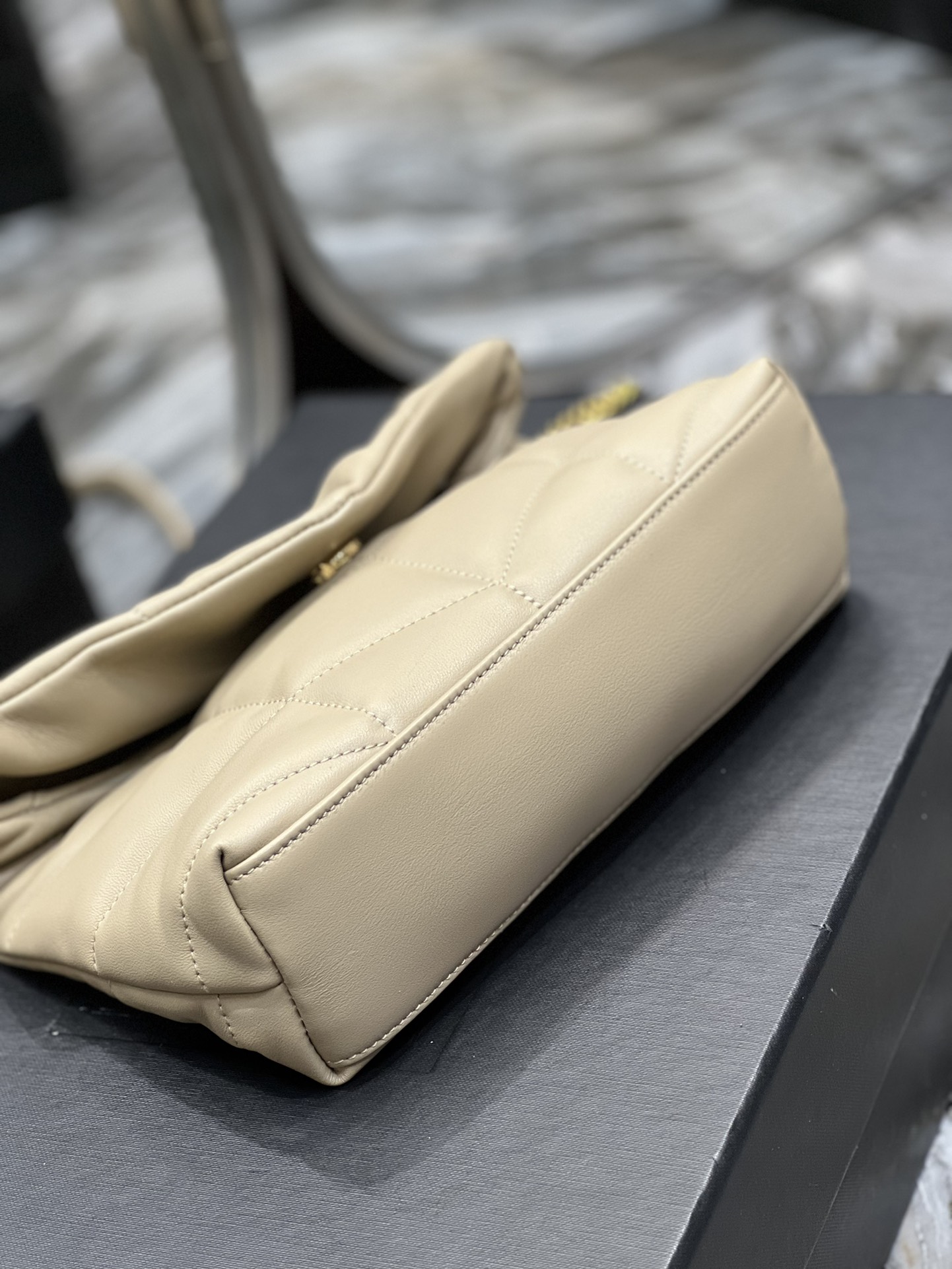 Y*L loulou puffer-lambskin leather