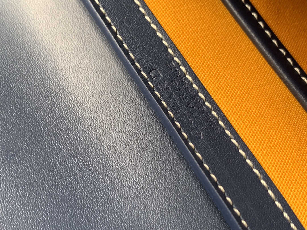 Go*ard coated canvas and leather saigon top handle bag-21cm