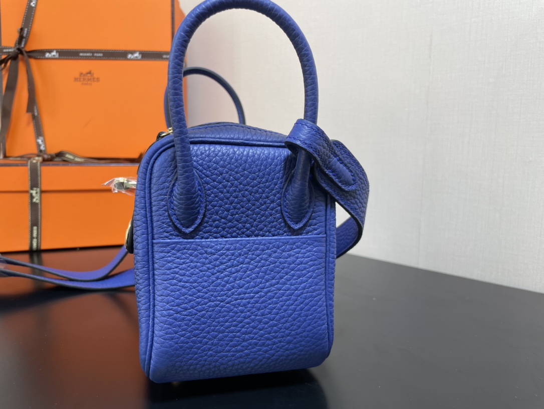 H**mes lindy 19-togo leather-19cm