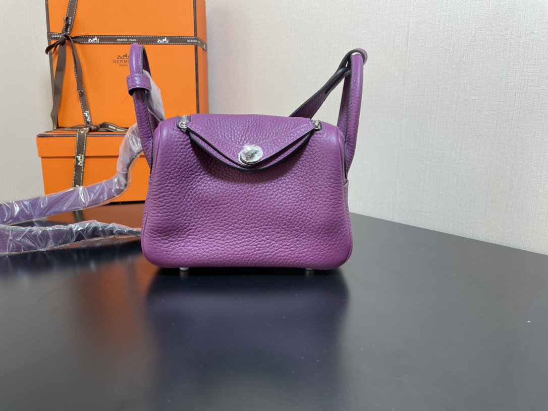 H**mes lindy 19-togo leather-19cm