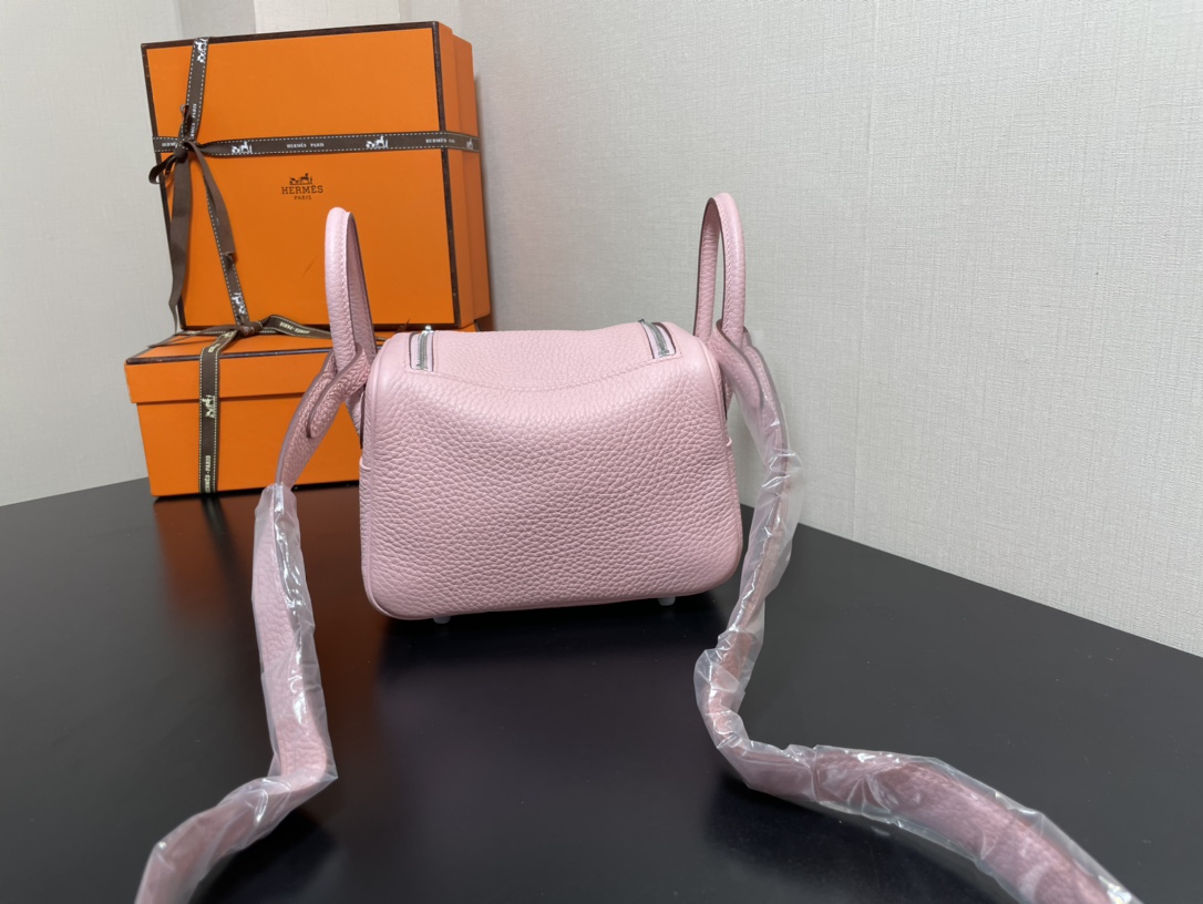 H**mes lindy 19-togo leather-19cm