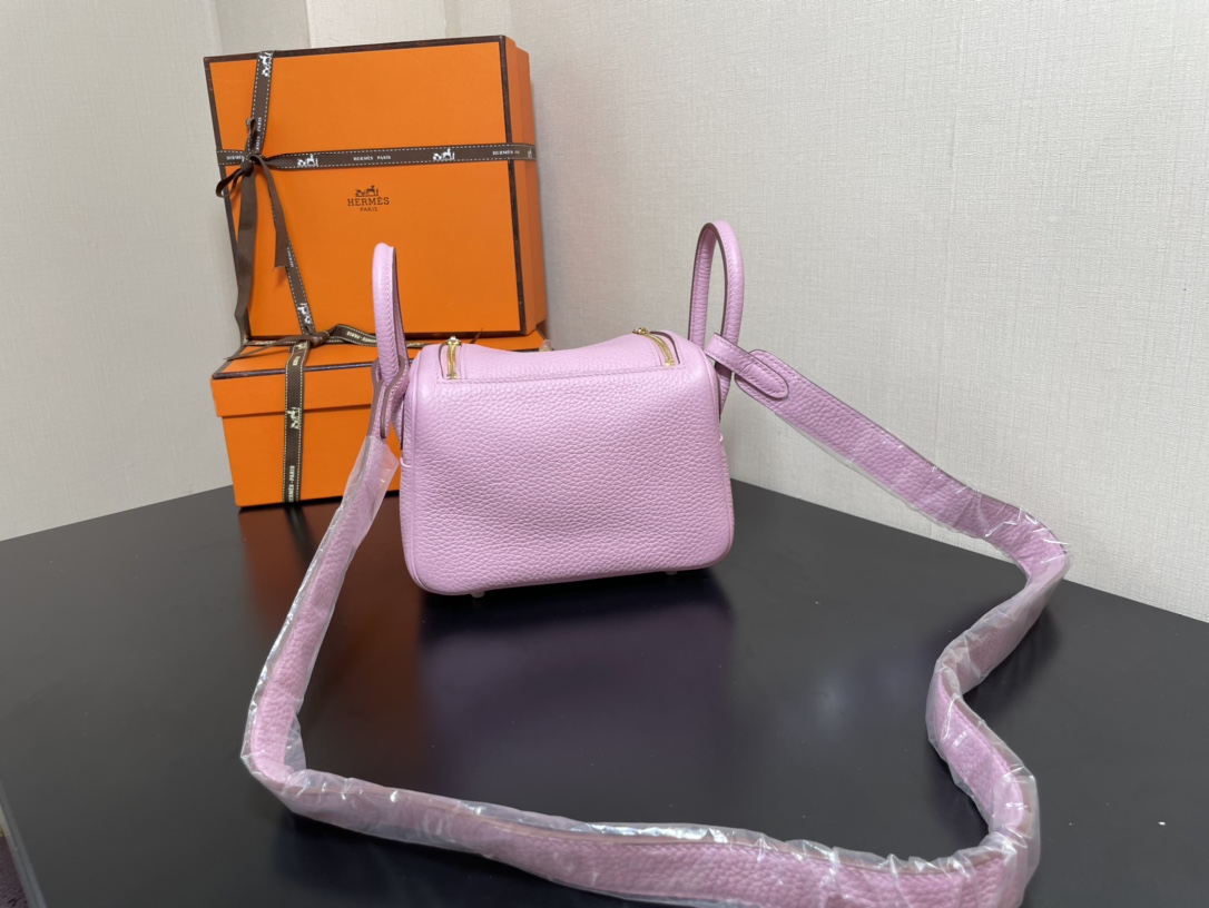 H**mes lindy 19-togo leather-19cm