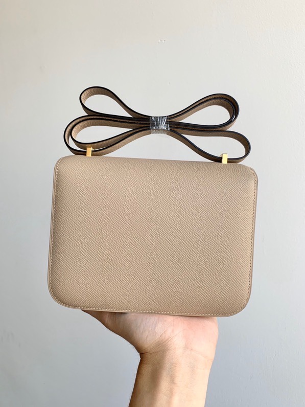 H**mes constance epsom leather-19cm