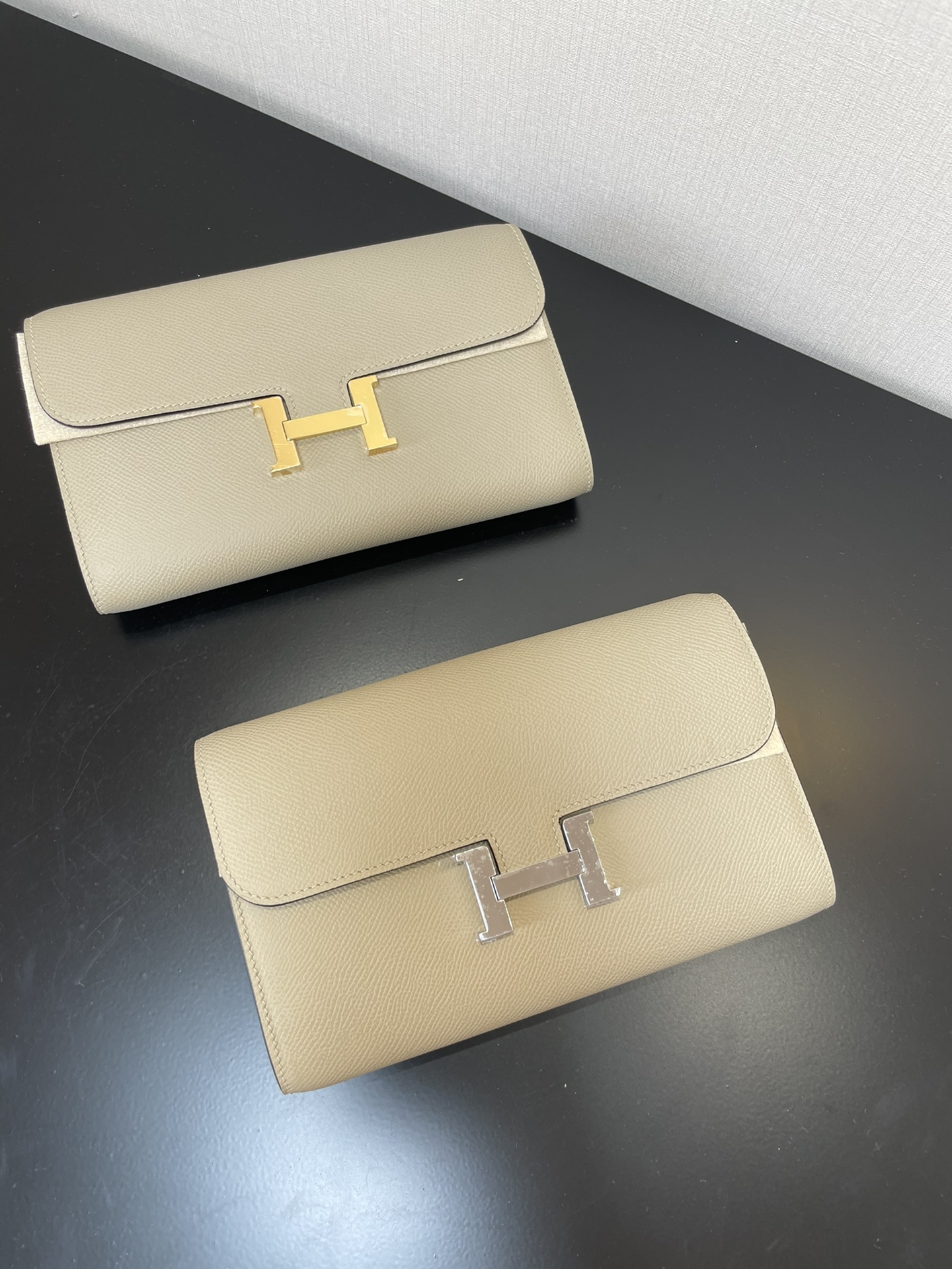 H**mes constance wallet on chain-epsom-20*13*2cm