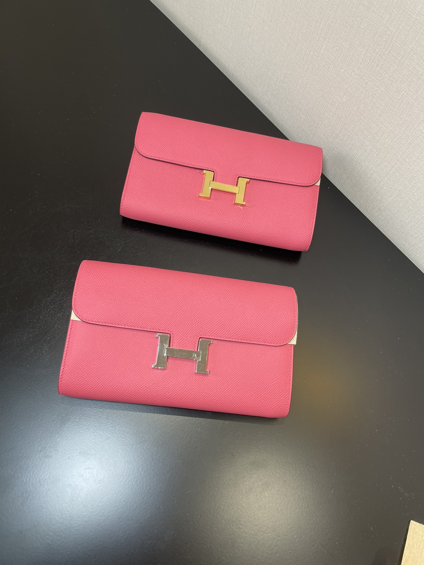 H**mes constance wallet on chain-epsom-20*13*2cm