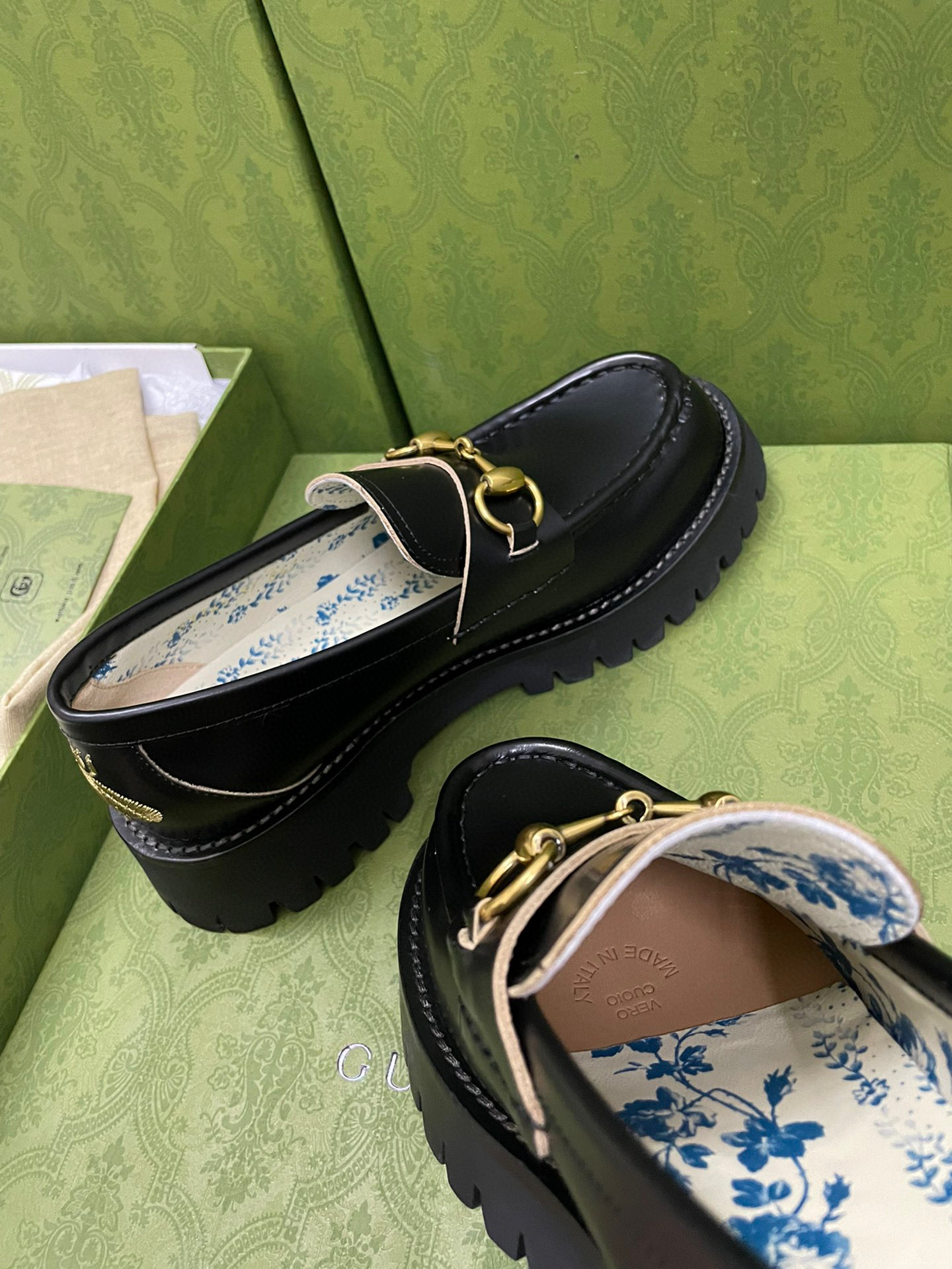 G*u*i loafers-4.5cm