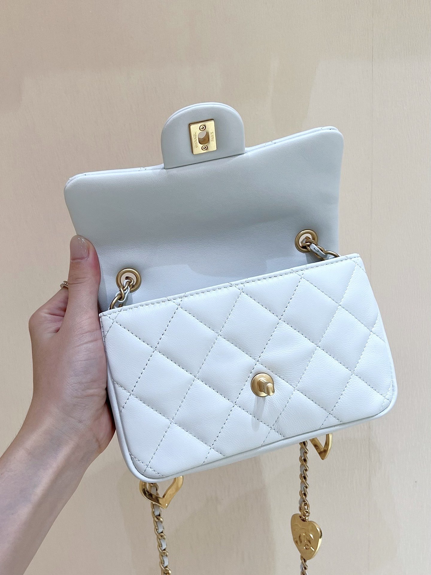 Ch@nel Flap Bag-12*19*7CM