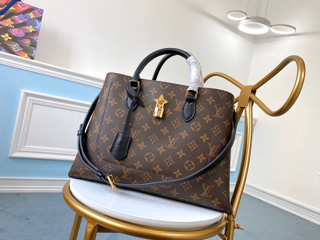 l0*is V*t0n flower tote monogram canvas m43550-34*24*13cm