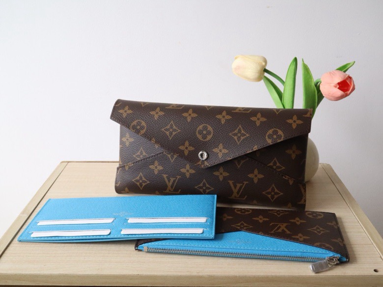 Lou*is Vvtt0n Monogram LV Colormania Kirigami Card Holder-23×11×2CM