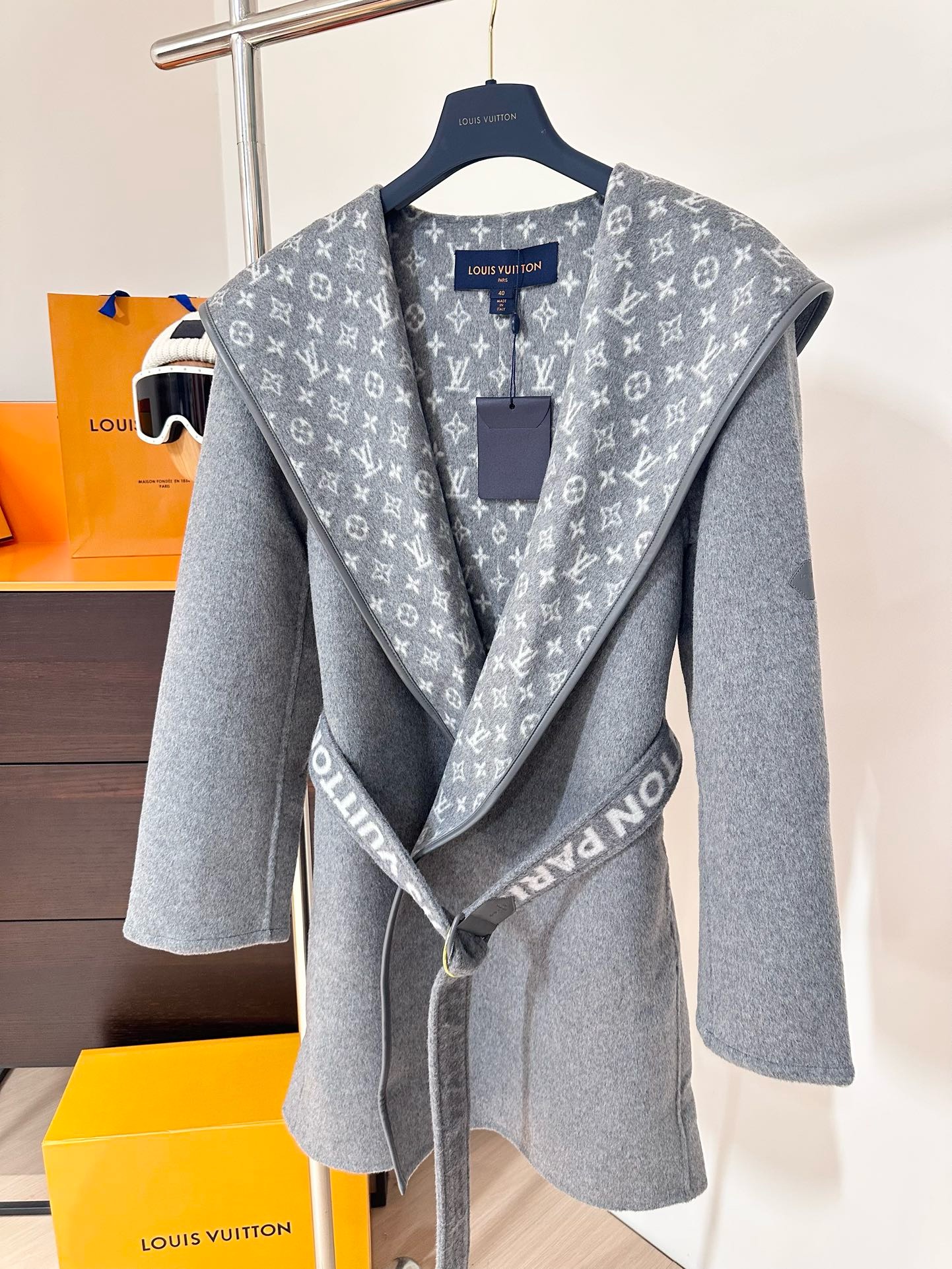 Lou*is Vuitt*on Wool Trench Coat
