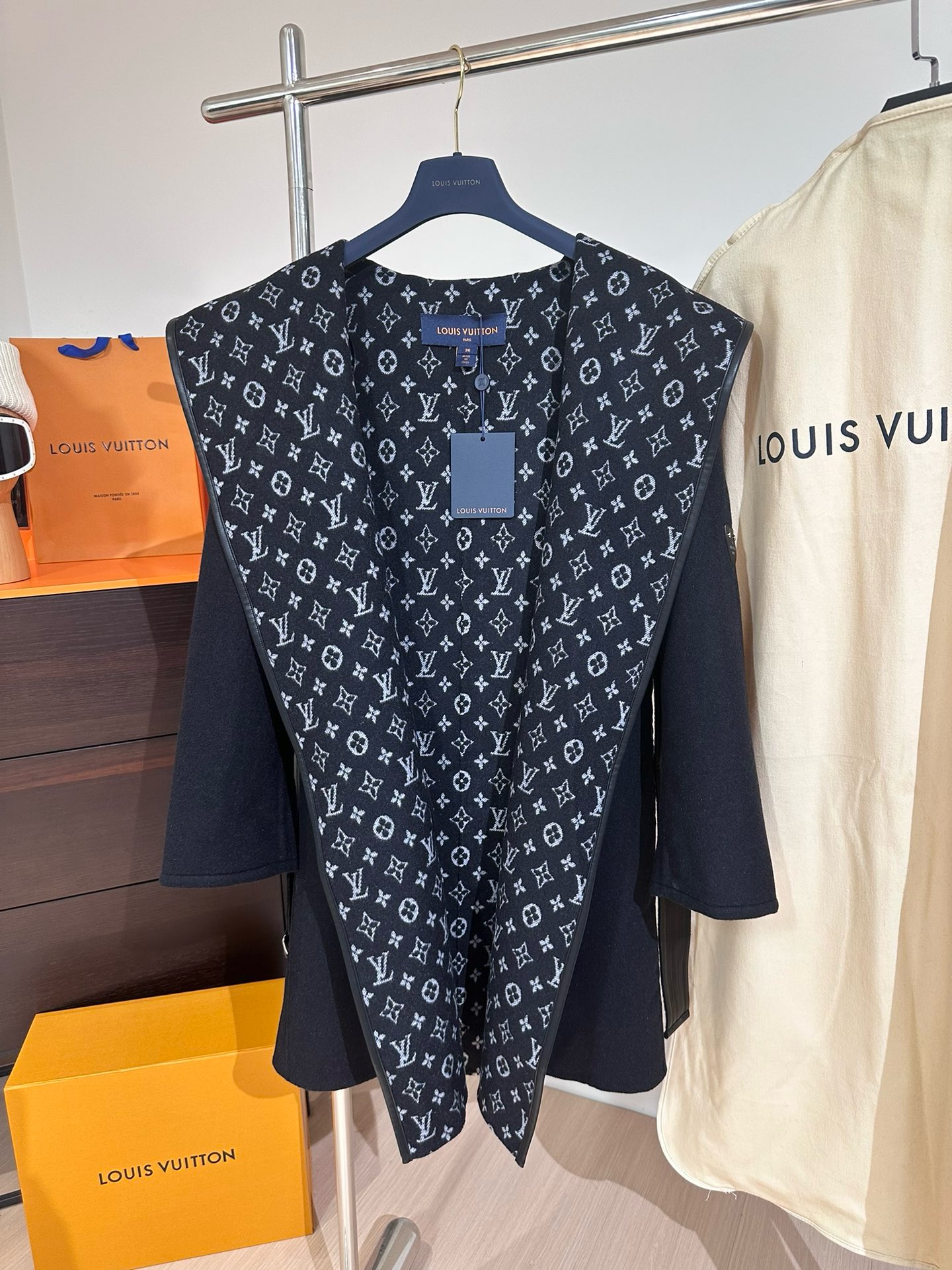 Lou*is Vuitt*on Wool Trench Coat