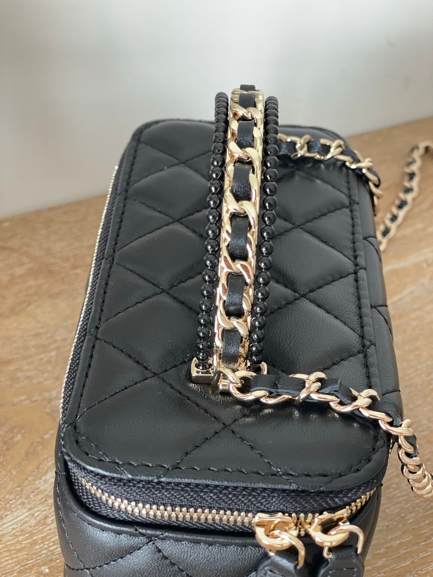 Ch@nel Cosmetic Bag-Caviar-BAG-2365324